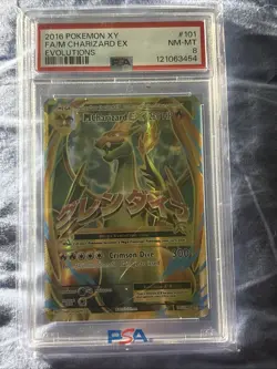 2016 Pokemon XY Evolutions M Charizard EX 101/108 Ultra Rare PSA 8 - Image 1