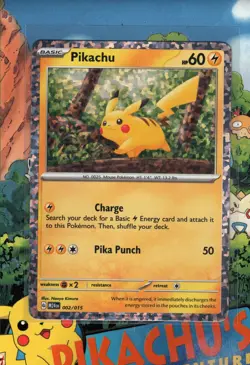 Pokemon TCG Pikachu 002/015 McDonald's 2024 Promos Holo NM/M - Image 1
