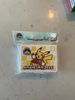 Pokemon World Championships 2025 Anaheim Dice Box New Sealed - Image 1