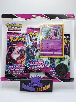 Pokemon Sword And Shield Fusion Strike 3-Pack Blister Espeon X1 - Image 1