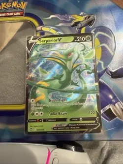 Pokemon TCG Serperior V Sword & Shield - Silver Tempest 007/195 Holo Ultra Rare - Image 2