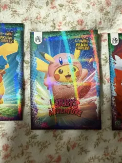 POKEMON PIKACHU COSPLAY! *KIRBY'S ADVENTURE* #170 - HOLOGRAPHIC - Image 1