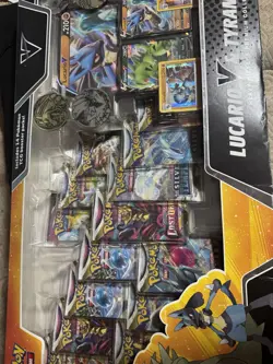 Pokemon TCG Lucario V & Tyranitar V Heavy Hitters Premium Collection NEW 2023 - Image 1