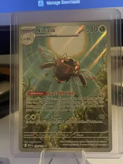 Pokemon TCG Illustration Ninjask 137/132 Mega Evolution Mint - Image 1