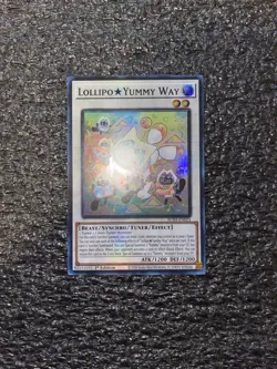 Yugioh! Lollipo Yummy Way JUSH-EN021 Super Rare 1st Edition NM - Image 1