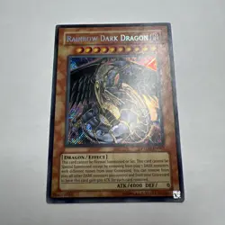 Rainbow Dark Dragon PTDN-EN003 Secret Rare Unlimited Edition Yugioh - Image 1