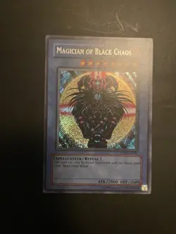 Magician of Black Chaos Secret Rare PP01-EN001 Premium Pack 1 Unlimited Lp - Image 1