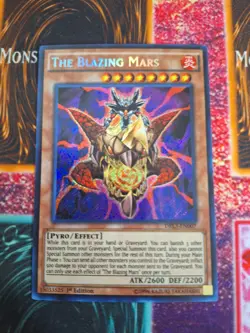 Yu-Gi-Oh! TCG The Blazing Mars DRL3-EN007 Secret Rare 1st Edition Near Mint - Image 1