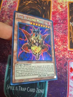 Yu-Gi-Oh! TCG The Blazing Mars DRL3-EN007 Secret Rare 1st Edition Near Mint - Image 2