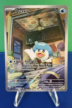 Pokemon TCG Quaxly Paldea Evolved Illustration Rare Full Art Card 206/193 - Image 1