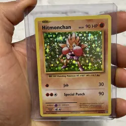 Pokemon Hitmonchan Holo Rare 62/108 - XY Evolutions Pokemon Card LP/NM 2016 TCG - Image 1