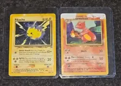 Pokemon Cards ?? Pikachu & Charmeleon ~1st Generation ?? LOT OF 2 ?? RARE FIND - Image 1
