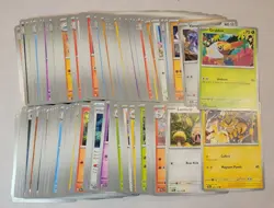2024 Pokemon Stellar Crown Base Bulk Card Lot of 120 Non Holo Common Uncommon - Image 1