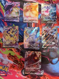 Pokemon TCG Vmax 7 Card Lot Near Mint All NM - Image 1