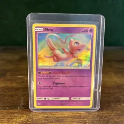 Pokemon Mew 76/214 Holo Rare SM Unbroken Bonds Holo Card - Image 1