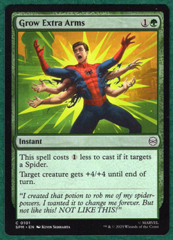 Grow Extra Arms - Marvel's Spider-Man SPM #101 - Magic: The Gathering MTG Card - Image 1