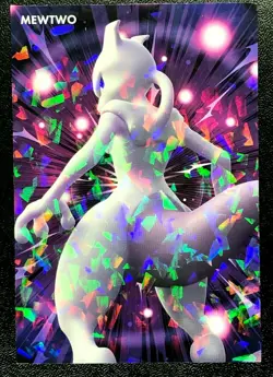 Mewtwo Pokemon Card Holo ENSKY 2019 Japanese 4.7 x 3.2 inch MADE IN Japan - Image 1