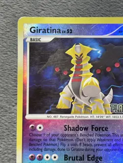 Giratina Lv. 52 4/46 DPBP Reverse Holo Pokemon Card Platinum Stamp Burger King - Image 2