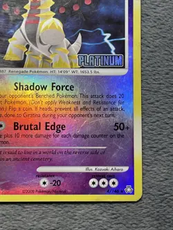 Giratina Lv. 52 4/46 DPBP Reverse Holo Pokemon Card Platinum Stamp Burger King - Image 5
