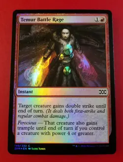 1x Temur Battle Rage | FOIL | Double Masters | MTG Magic Cards - Image 1