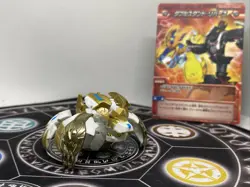 Bakugan BakuTech Haos Shield Leoness & card MG Japan Import Rare - Image 1