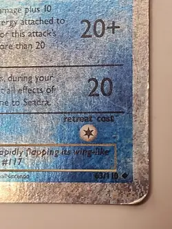 Seadra 63/110 Legendary Collection 2002 Reverse Holo Pokemon Card TCG - Image 4