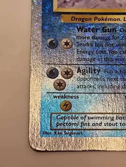 Seadra 63/110 Legendary Collection 2002 Reverse Holo Pokemon Card TCG - Image 5