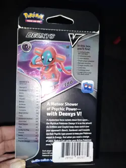 Pokemon Deoxys TCG V Battle Deck Zeraora 60 Playable Cards Collectible Box NEW - Image 2