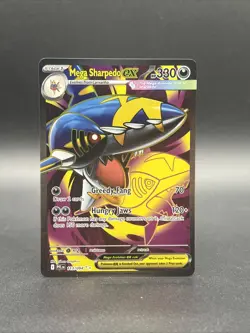 Mega Sharpedo EX 113/094 PFL SR Full Art Pokemon Card Near Mint - Image 1