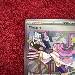 Pokemon TCG Miriam Holo Card 251/198 Scarlet & Violet Base Set - Image 2