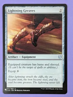 MTG Magic: The List: Lightning Greaves - C19 Reprint #217/302 Uncommon - NM - Image 1