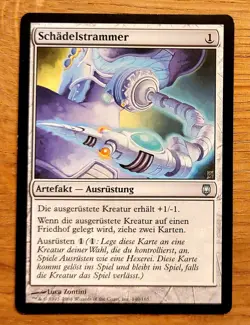 MTG Magic: Schadelstrammer / Skullclamp, DEUTSCH, Excellent - Image 1