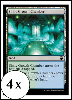MTG - 4 x Simic Growth Chamber - Modern Horizons 3 Commander - Playset 4x x4 - Image 1