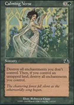 Calming Verse - Foil Prophecy Lightly Played, English - MTG - Image 1