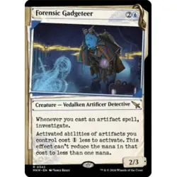 FORENSIC GADGETEER (SHOWCASE) X4 Murders At Karlov Manor MKM Magic MTG MINT CARD - Image 1