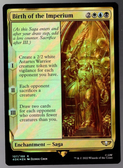 Birth of the Imperium 107/168 Rare Surge Foil Warhammer 40K MTG NM - Image 1