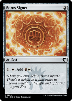 Boros Signet [Ravnica: Clue Edition] Magic MTG - Image 1
