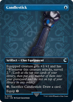 Candlestick (Borderless) [Ravnica: Clue Edition] Magic MTG - Image 1