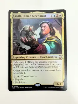 Cayth Famed Mechanist Foil MTG Magic the Gathering Card NM Near Mint M3C - Image 1