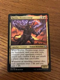 1x Kardur, Doomscourge Kaldheim MTG Magic the Gathering. M2 - Image 1