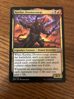 1x Kardur, Doomscourge Kaldheim MTG Magic the Gathering. M2 - Image 2