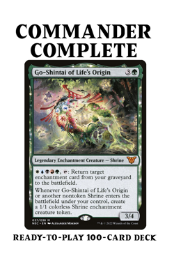 Go-Shintai of Life's Origin SHRINE ENCHANTRESS Magic MTG Custom Commander Deck - Image 1