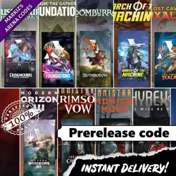 MTG Arena Code Prerelease Booster Pack Card Foundation - Image 1