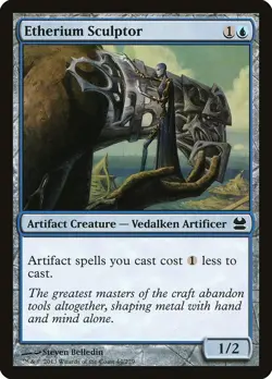 Etherium Sculptor Modern Masters HEAVILY PLD Artifact Blue Common CARD ABUGames - Image 1