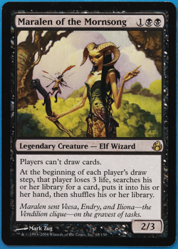 Maralen of the Mornsong Morningtide NM Black Rare MTG CARD (ID# 507645) ABUGames - Image 1