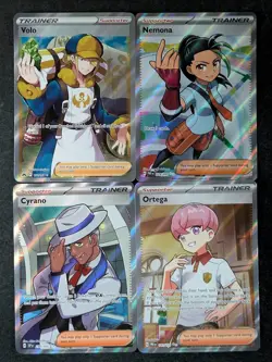 2023/2024/2025 Pokemon Assorted Lots Of 4 VOLO/ NEMONA/ CYRANO/ ORTEGA - Image 1