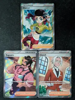 2021/2023 Pokemon Assorted Lots Of 3 DANCER/ SAGUARO/CLAVELL English - Image 1