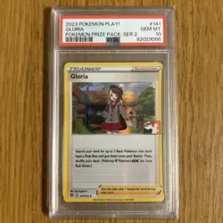 Pokemon TCG Gloria Holo Pokemon Prize Pack Promo Stamped 141/172 PSA10 pop1 - Image 1