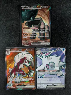 2023/2025 Pokemon Assorted Double Rare Lots Of 3 TING-LU EX/ LYCANROC EX - Image 1