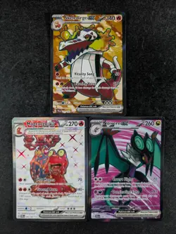 2023/2024 Pokemon Assorted Double Rare Lots Of 3 SKELEDIRGE EX/ MAGCARGO EX - Image 1